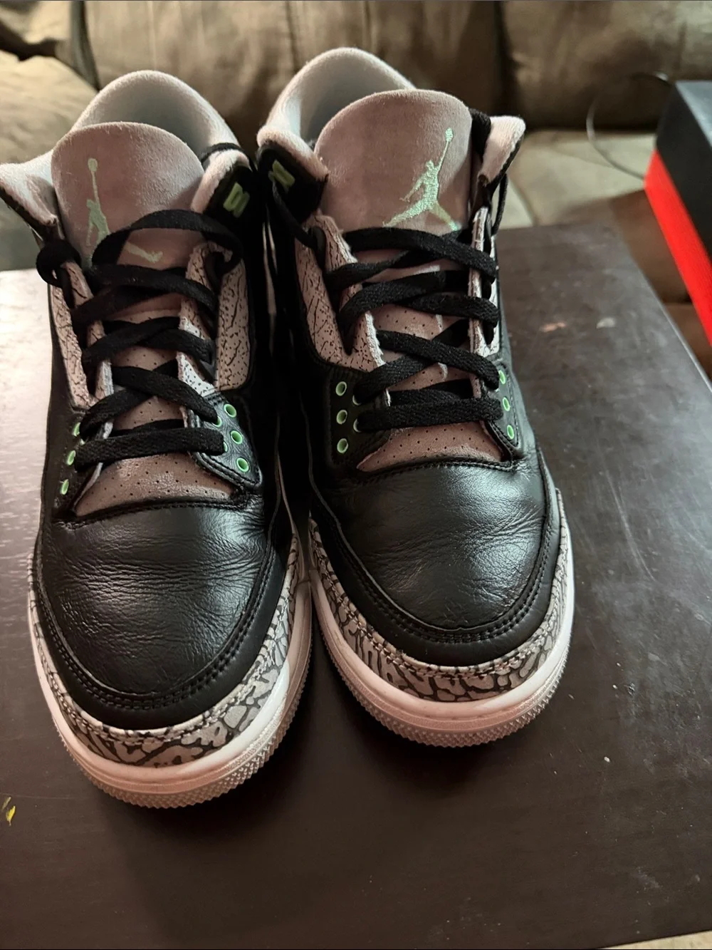 Jordan 3 Green Glow